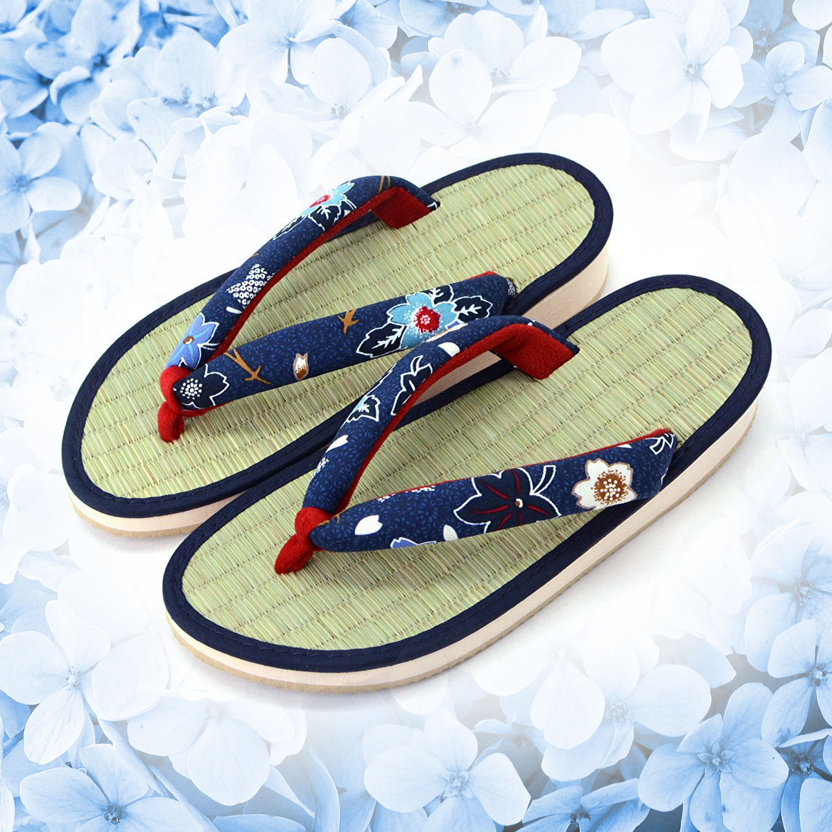 Damen Tatami Flip Flops Sandalen Blau 1