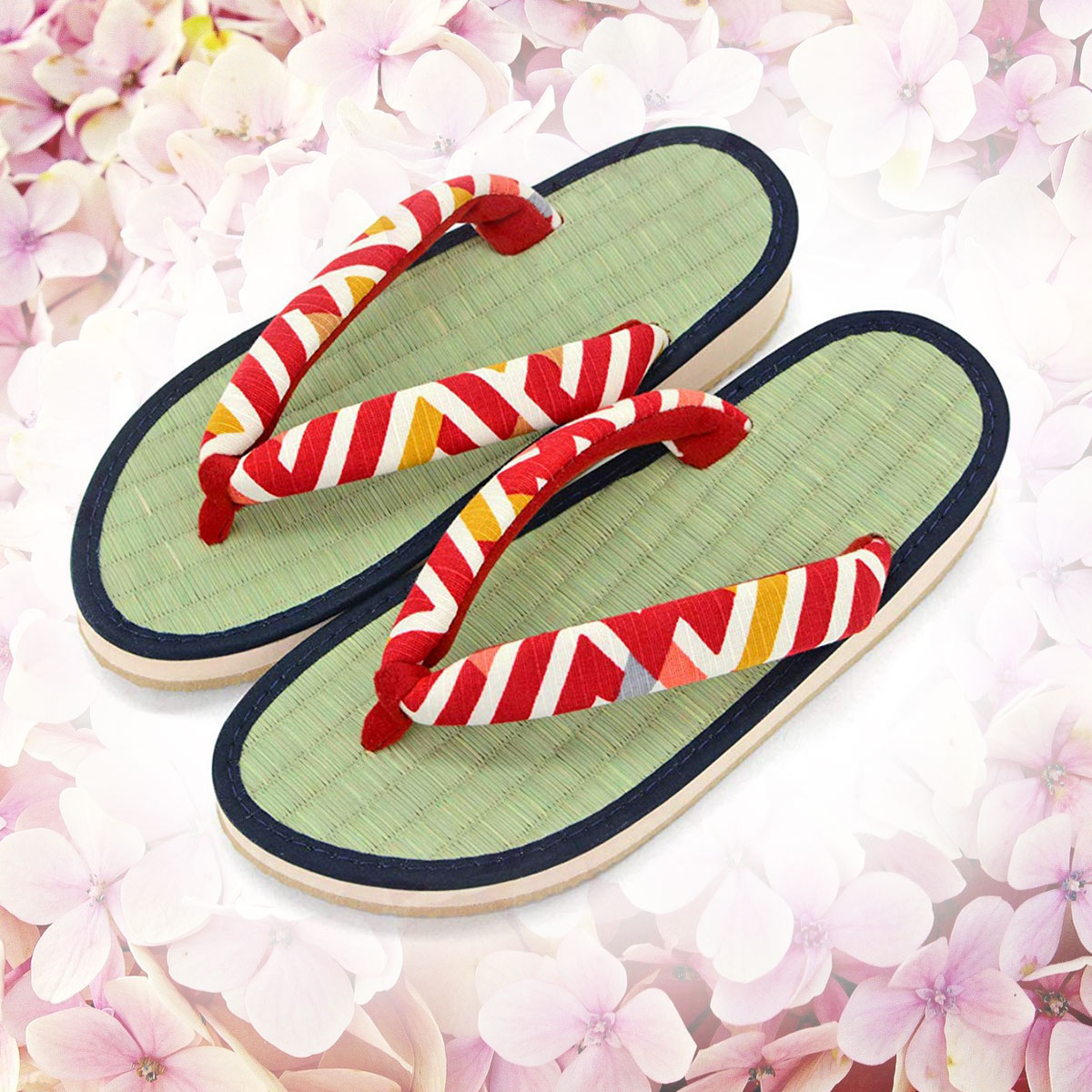 Damen Tatami Flip Flops Sandalen Rot